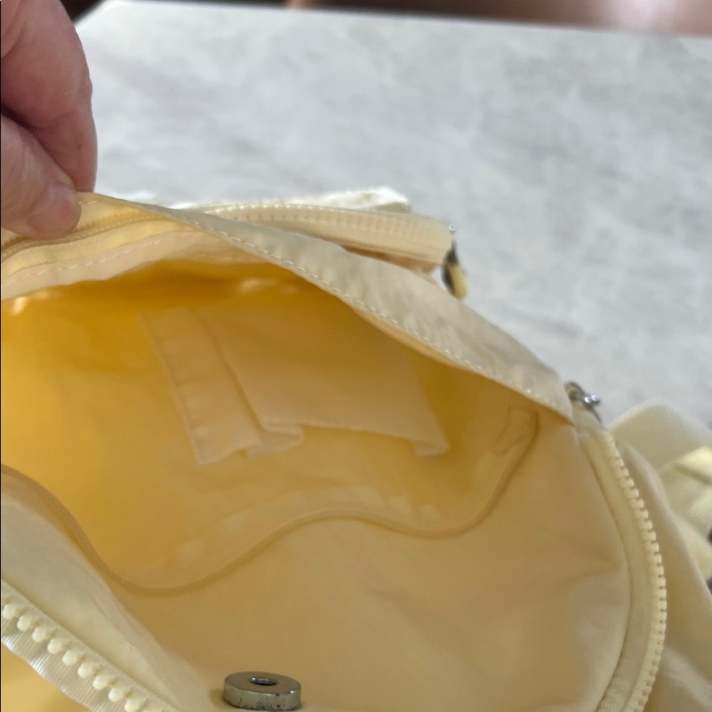 Kipling Cream Backpack With Monkey Keychain - image 8